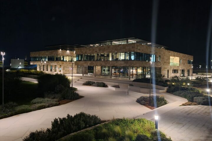 infobip-campus-in-vodnjan-at-night