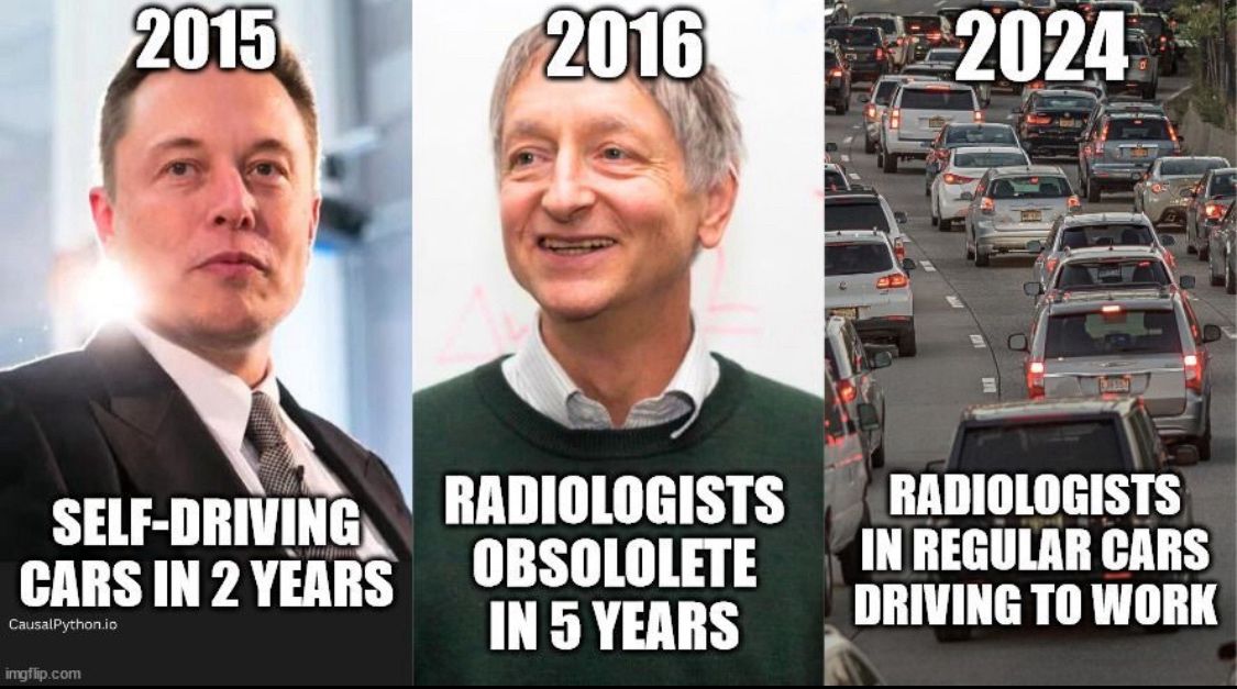 musk hinton meme radiology