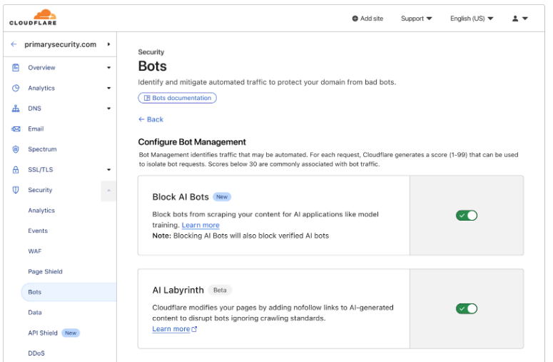 CloudFlare Tool AI Bot